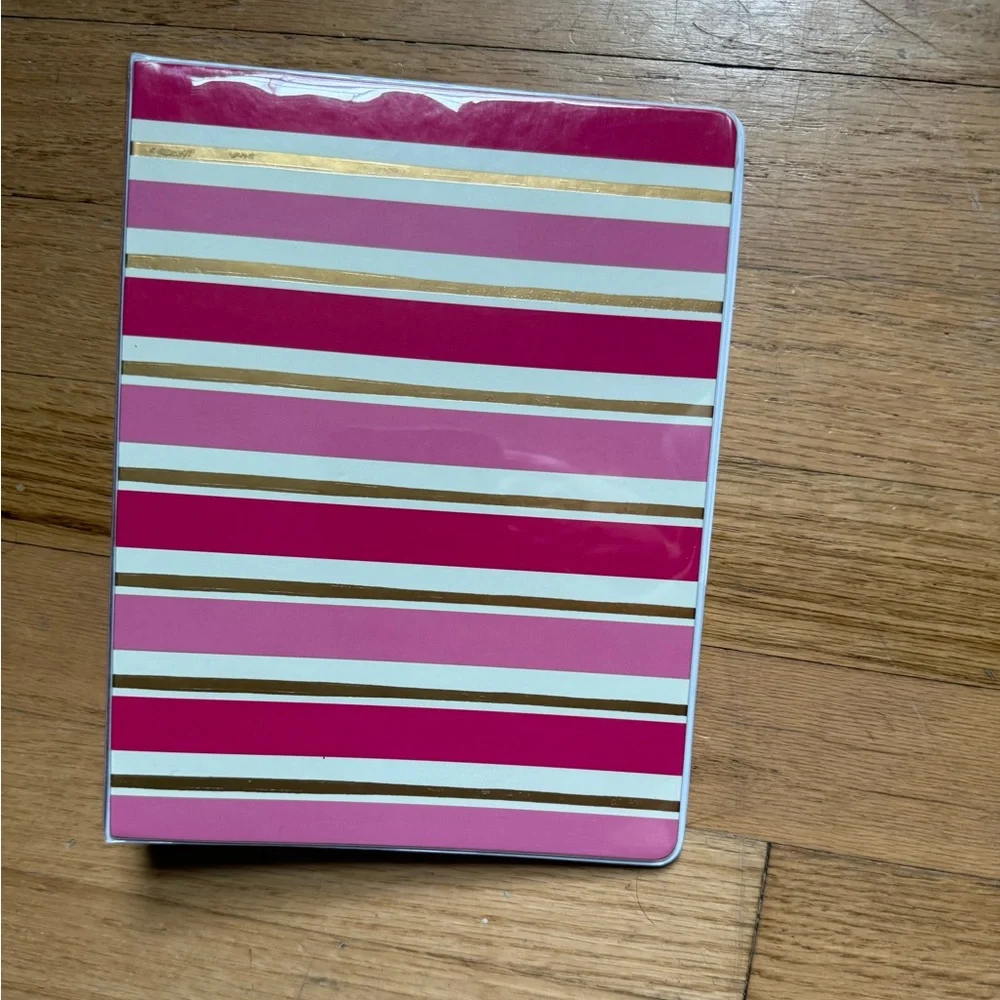Pink and Gold Office Binders & Folders